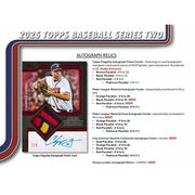 Topps 2025 Series 2 Baseball Hobby Jumbo Box, 350 Cards, 1 Autograph, 2 Relics, 2 Silver Packs, Exclusive Parallels
