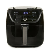 PowerXL AF-E6001-L 6-Qt Digital Vortex Air Fryer With 10 Quick-Touch Presets, Black