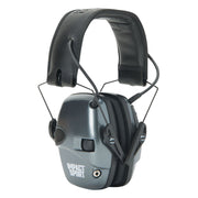 Howard Leight R-02532 Impact Sport Electronic Earmuffs with Auxiliary Input - Metallic Grey
