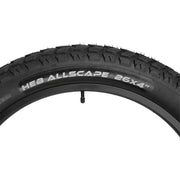 Happy Ebikes Allscape 26x4 Fat Bike Tire Set, High-Performance Puncture Resistant Tires for Electric and Mountain Bikes, Directional Herringbone Tread, Pack of 2, ALLSCP-264-S