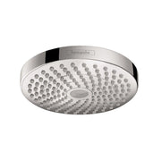 Hansgrohe Croma Select S 7-Inch Showerhead, Chrome, Dual Spray Rain and IntenseRain, Easy Clean QuickClean, 2.0 GPM, 26523001