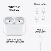 Apple AirPods Pro 2 White With USB-C Charging Case In Ear Headphones MTJV3AM/A - C