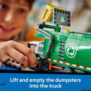 LEGO City Recycling Truck Toy Building Set with 434 Pieces, Minifigures, Accessories, Multicolor, Ages 7+, 60495