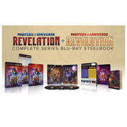 Mill Creek Entertainment Masters of the Universe Revelation Revolution Steelbook Blu-ray Movie, 15 Episodes, 1080p HD, Widescreen, PG Rated, 3-Disc Set, 1010336393