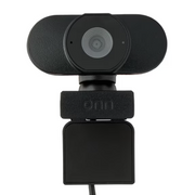 onn 1440P Webcam with Autofocus and Built-in Microphone, Adjustable,Black