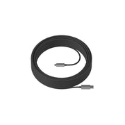 Logitech Strong USB Data Transfer Cable, Active Optical, USB 3.2 Gen 2, USB Type A to USB Type C, 25m, Black, 939-001802