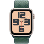 Apple Watch SE 2 44mm Starlight Aluminum - Lake Green Sport Loop MXEW3LL/A