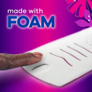 Always Radiant Extra Heavy Overnight Pads with FlexFoam Technology, Size 5, Unscented, 34 Count