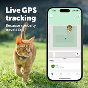 PetSafe GPS Cat Tracker with Live GPS Tracking, Breakaway Safety Collar, Waterproof Design, Activity Monitoring, Up to 15-Day Battery Life, PTK00-18271