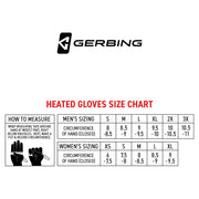Gerbing GER-GVS7-W-B-M Battery Heated Gloves 7V S7 for Ladies - Black - M