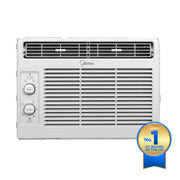 Midea MAW05M1WWT-N 5,000 BTU 150 Sq ft Mechanical Window Air Conditioner, White