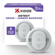 Kidde 21032926 Battery-Operated Combination Smoke & Carbon Monoxide Detector, Batteries Included