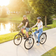 Hyper Bicycles HYP-E700-1301 E-Ride 700C 36V Electric Commuter E-Bike for Adults, Pedal-Assist, 250W Mid-Drive Motor, Matte White