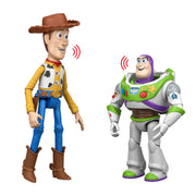 Mattel Disney Pixar Toy Story 5 Interactables Woody and Buzz Lightyear 12-Inch Action Figures 2-Pack JMF26