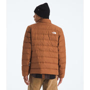The North Face Aconcagua 3 Men's Insulated Jacket, Wind and Water Resistant, Burnt Umber, Large, NF0A84HZ