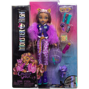 Monster High Clawdeen Wolf Fashion Doll with Pet Dog Crescent and Accessories - 4 Years & Up