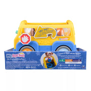 Ms. Rachel 6073361 My First Learning Electronic School Bus with 2 Interactive Figures, Music, Sounds, Working Horn and Wiper, Toddler Educational Toy for Ages 1+