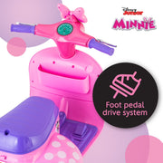 Disney FB101932DTR Minnie Mouse Happy Helpers 6V Scooter with Sidecar Ride-On Toy