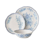 The Pioneer Woman Agatha Blue 12-Piece Stoneware Dinnerware Set