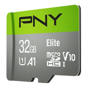 PNY P-SDU32GV11100ELGC-GE 32GB Elite Class 10 U1 V10 microSDHC Trail Camera Flash Memory Card