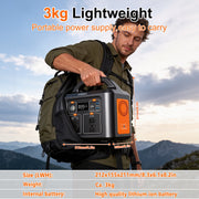 YSWHSTA Portable Power Station, 288Wh LiFePO4 Battery, 300W Electric Solar Generator, 9 Outputs, Compact Lightweight, P303