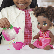 Baby Alive G06105X0 Bubbly Tea Party Berry Boo, Black Hair Baby Doll, Toys for Girls & Boys 3+