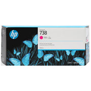 HP 738 Magenta High Capacity Ink Cartridge, 300 ml, DesignJet T850 T950 Compatible, 676M7A