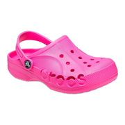 Crocs Baya Kids Glitter Clogs, Winter White, Size 2, Lightweight Water-Friendly Slip-On, 207014