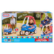 Little Tikes USA Cozy Coupe Foot-to-Floor Ride-On Toy with Patriotic Red White and Blue Theme, Ages 1-5 Years, 664908