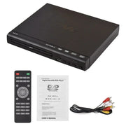 FAMKIT CD Player with USB Input AV Cable, Black