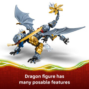 LEGO Ninjago Ninja Dragon Riyus Battle Building Toy Set, 347 Pieces, Poseable Dragon Figure with 4 Minifigures, Ages 7+, 71855