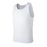 Hanes Boys EcoSmart Tagless Tank Undershirts, Moisture Wicking, Comfort Fit, White, 6-Pack, BRLTA6