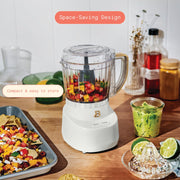 Made By Gather Beautiful 3-Cup Electric Food Chopper, 250-Watt Motor, Dual Speed, White Icing, 29454
