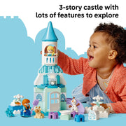 LEGO DUPLO Disney Anna and Elsas Frozen Castle Party Building Set, 54 Pieces, Multicolor, 10455