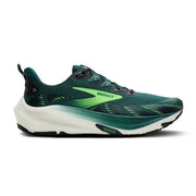 Brooks Ghost Trail Men's Cross Training Shoes, Breathable Synthetic Upper, TrailTack Green Rubber Outsole, Atlantic Deep/Black/Green, Size 13 D Medium, 110475-338
