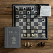 WS Game Company Chess Vintage Bookshelf Edition Board Game with Wooden Pieces and Full-Sized Folding Board, Ages 9+, 41414