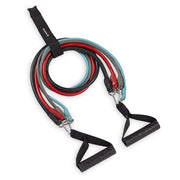 Reebok Delta Total Body Resistance Kit with Interchangeable Tubing, Adjustable Straps, Handles, Ankle Strap, Portable Fitness Equipment, 17-65035