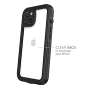 Body Glove 1078702 iPhone 14 Tidal Waterproof Phone Case, Black/Clear