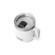 YETI Rambler 14 oz Ceramic Lined Stackable Mug, Vacuum Insulated Stainless Steel with MagSlider Lid, White