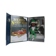 Snoop Dogg Snoop on the Stoop Holiday Elf Collectible Doll, 10.5 in, Green Festive Outfit, Plush