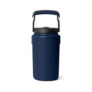 YETI Silo Half Gallon Insulated Sports Water Bottle with Leakproof Straw Cap, Navy Blue, 64 fl. oz.