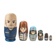 Stranger Things BDANST001-ST Nestable Nesting Dolls Collectible Figures - Features 6 Characters