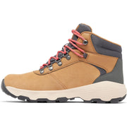 Columbia  2125531/2125532-286 Newton Wander Waterproof Hiking Boots for Ladies - Elk/Sunset Red - 8W