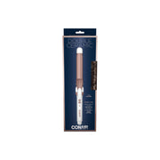 Conair V10258 Double Ceramic Curling Iron, 1-inch, White/Rose Gold