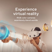 Meta Quest 3S Virtual Reality Headset, Wireless, Mixed Reality, Snapdragon XR2 Gen 2, 256GB
