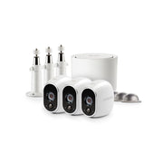 Arlo VMS3330W Security Camera System - 3 Wire-Free HD Security Camera