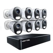 Night Owl CL-BNR82-F12-8L 12MP Cameras with 2TB NVR Security System, 8pk.