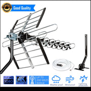 Five Star HDTV Antenna, 4K Ultra HD, 300-Mile Range, ATSC 3.0 Compatible, Outdoor Use, 40 ft Cable, 2024