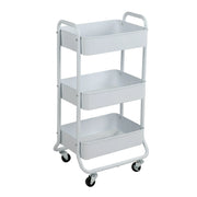Mainstays 658039745 Metal Frame Laundry Basket Sorter, Arctic White, 3 - Tier