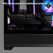 iBUYPOWER ESA7R77XT01v10 Gaming PC Desktop Ryzen 7 8700F 4.1GHz AMD Radeon RX 7700XT 12GB 32GB RAM 1TB SSD Win 11 Home Black